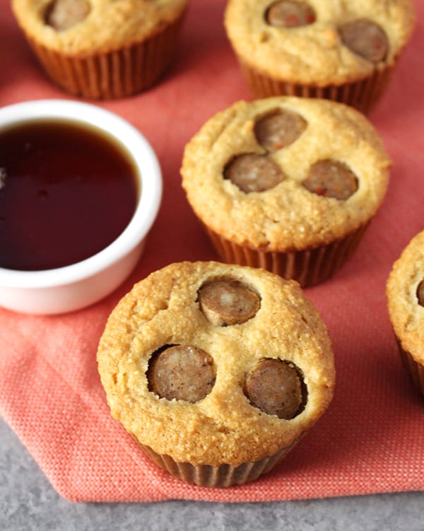 Paleo Sausage Pancake Muffins