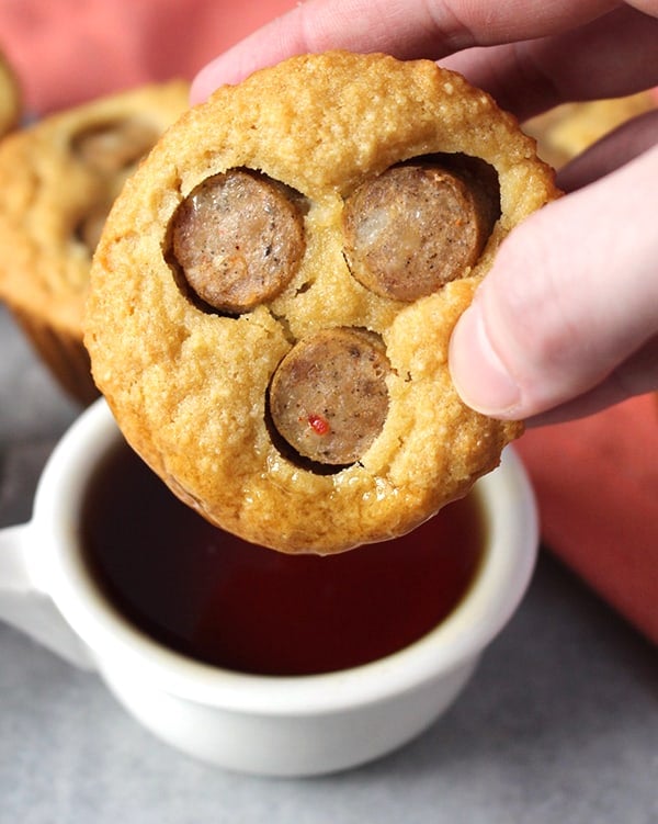 Paleo Sausage Pancake Muffins