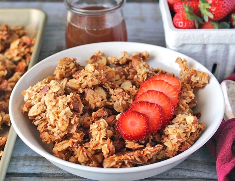 Paleo Honey Almond Granola