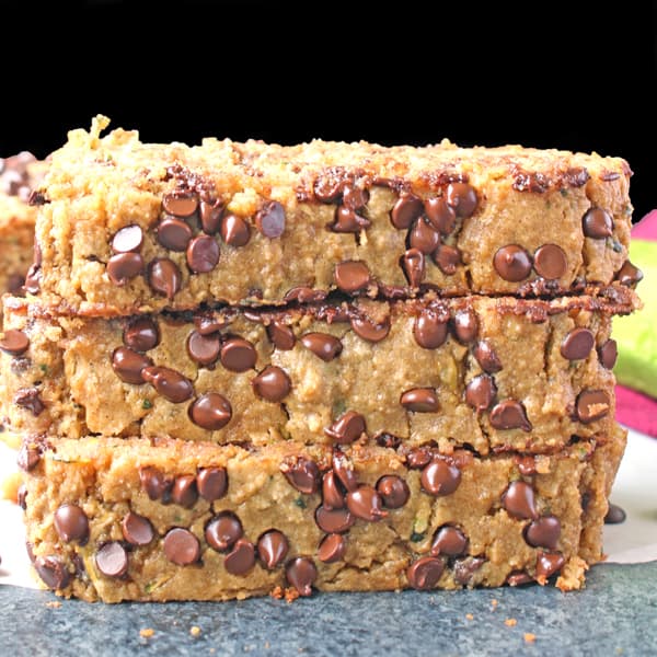 Paleo Chocolate Chip Zucchini Bread